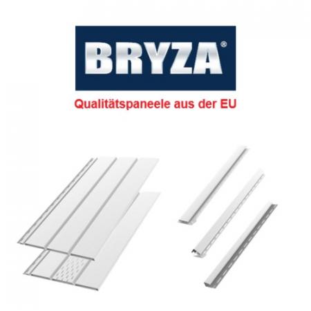 Bryza Weiß RAL 9010 2,00m Kunststoffpaneele Unterdachpaneele