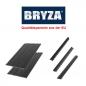 Preview: Bryza Schwarz RAL 9005 B-2,00m Kunststoffpaneele Unterdachpaneele