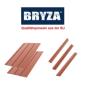 Preview: Bryza Ziegelrot RAL 9004 B-2,00m Kunststoffpaneele Unterdachpaneele