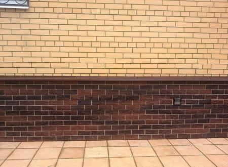 Klinkerfassade Gelb Slawische Serie Kunststoffpaneele