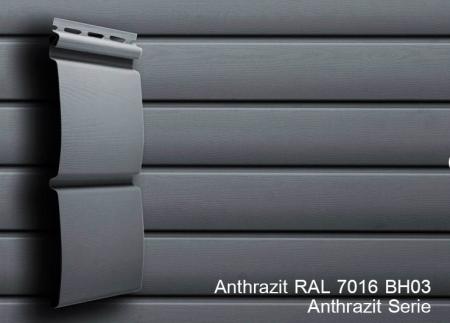Kunststoffpaneele Anthrazit RAL7016 Serie ab 1,50m