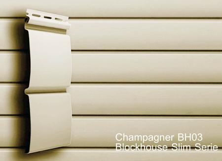 Kunststoffpaneele Champagner 3,66m Länge