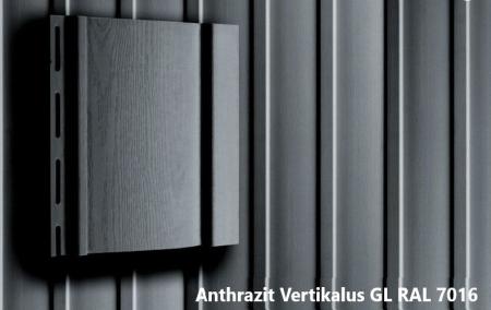 Kunststoffpaneele Anthrazit RAL7016 Serie ab 3,00m