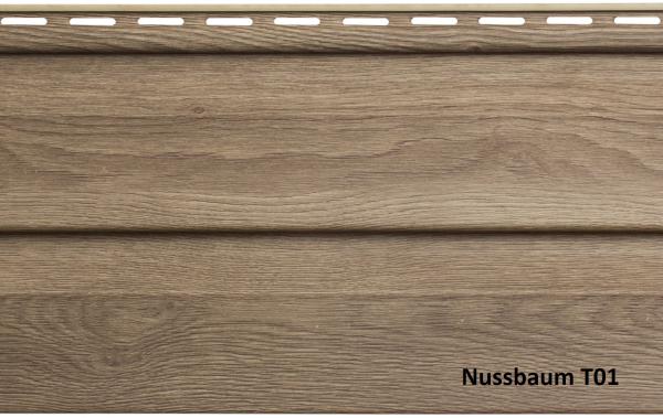 Kunststoffpaneele Nussbaum 1,50m Länge Holzoptik