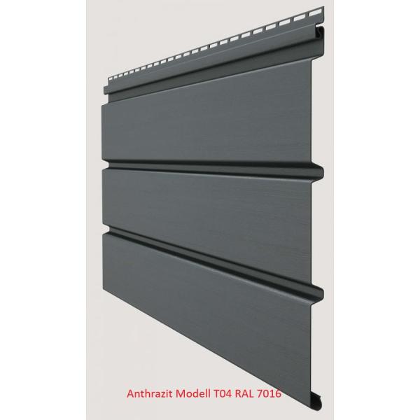 Kunststoffpaneele Anthrazit RAL7016 Serie ab 1,50m