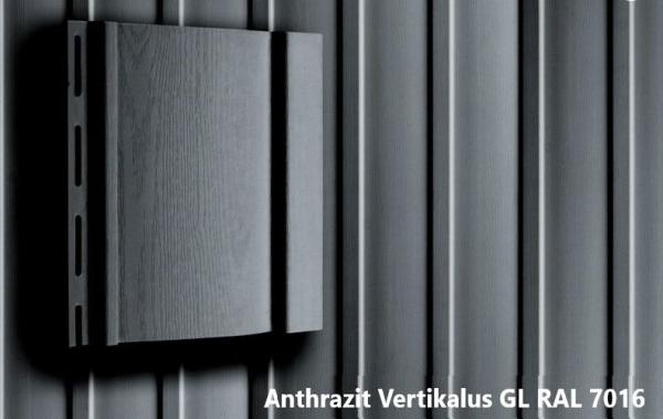 Kunststoffpaneele Anthrazit RAL7016 Serie ab 3,00m