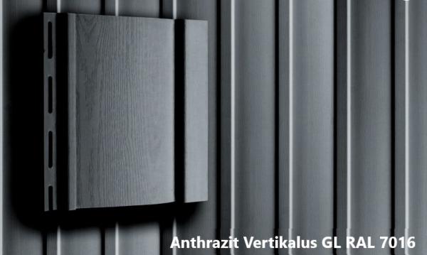 Kunststoffpaneele Anthrazit RAL7016 Serie ab 1,50m